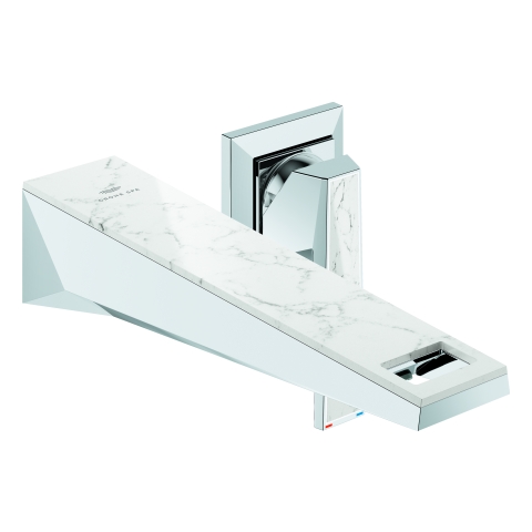 GROHE 2L-WT-Wandbat. All. Bril. PC 29519 FMS Griff WA-Caesarstone chrom