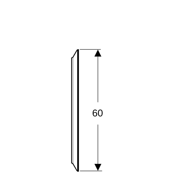 Geberit Option LSP, rund, direkte Bel. u. ind. Bel., d:60cm