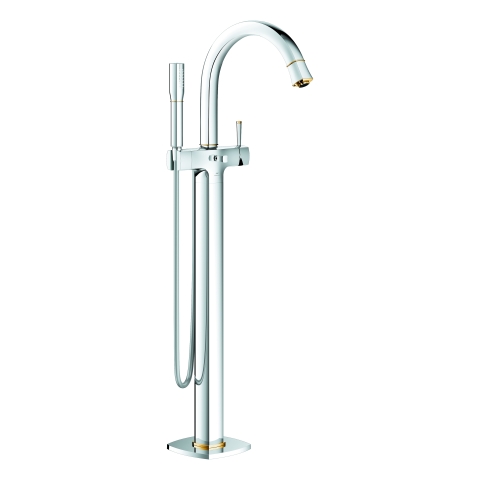 GROHE Einhand-Wannenbatterie Grandera 24375 Bodenmontage FMS chrom/gold