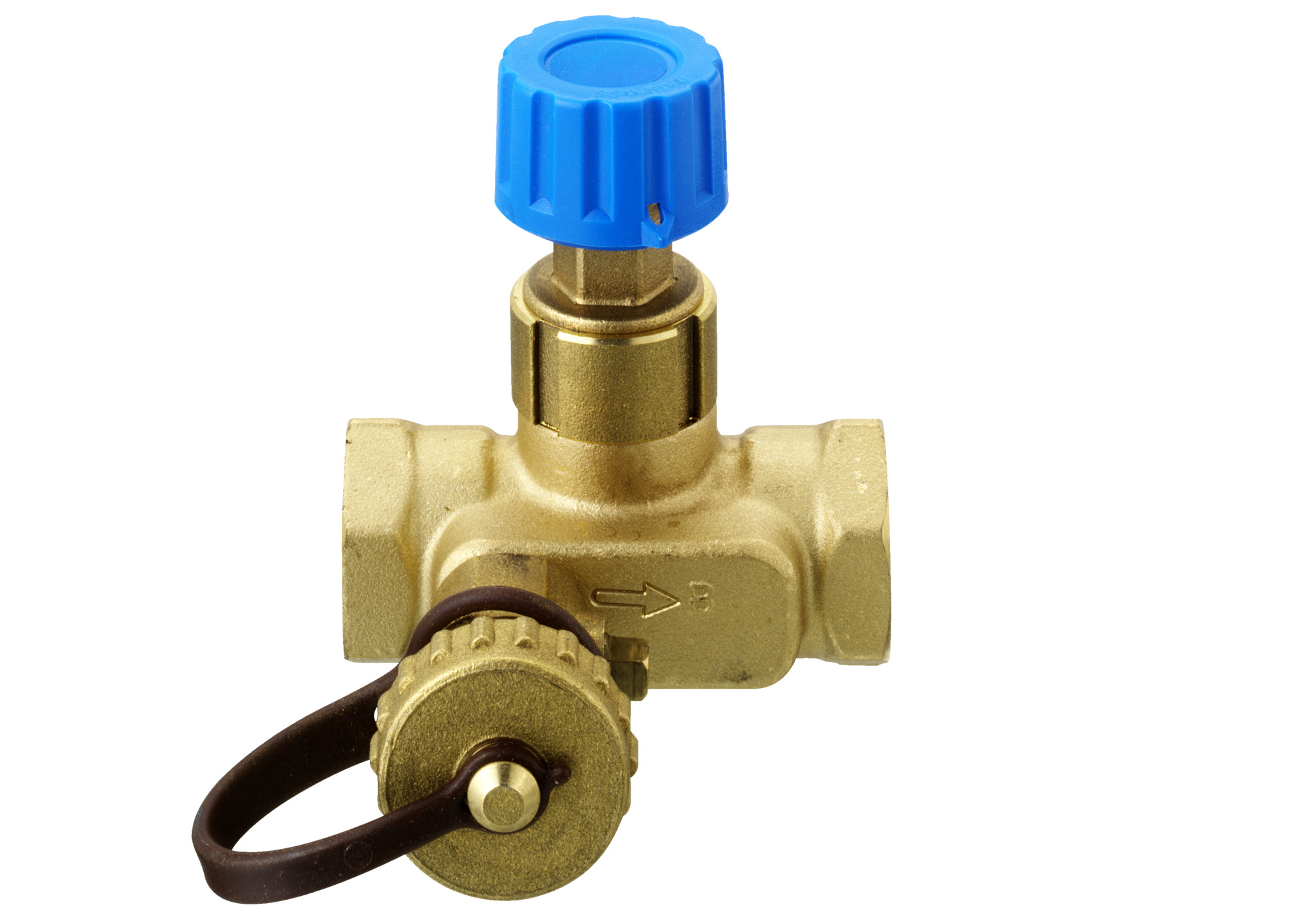 Danfoss Strangabsperrventil USV-M USV-M 15, Rp 1/2, aufrüstbar Danfoss Strangabsperrventil USV-M USV-M 15, Rp 1/2, aufrüstbar