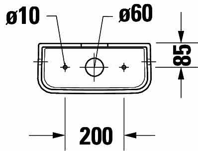 DU SPK Duravit No.1 Weiß, DF-IG chrom Anschluss re oder li, 6/3 L,