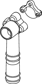 TECE-Schallschutzelement für 1/2" Wandscheibe