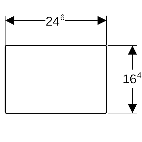 Geberit Sigma Abdeckplatte verschraubbar, gebürstet, Etc