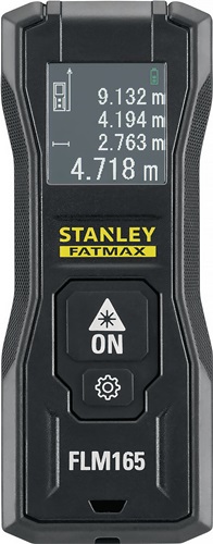 Laser-Entfernungsmesser FLM165 50m ± 1,5mm IP 40 STANLEY Laser-Entfernungsmesser FLM165 50m ± 1,5mm IP 40 STANLEY