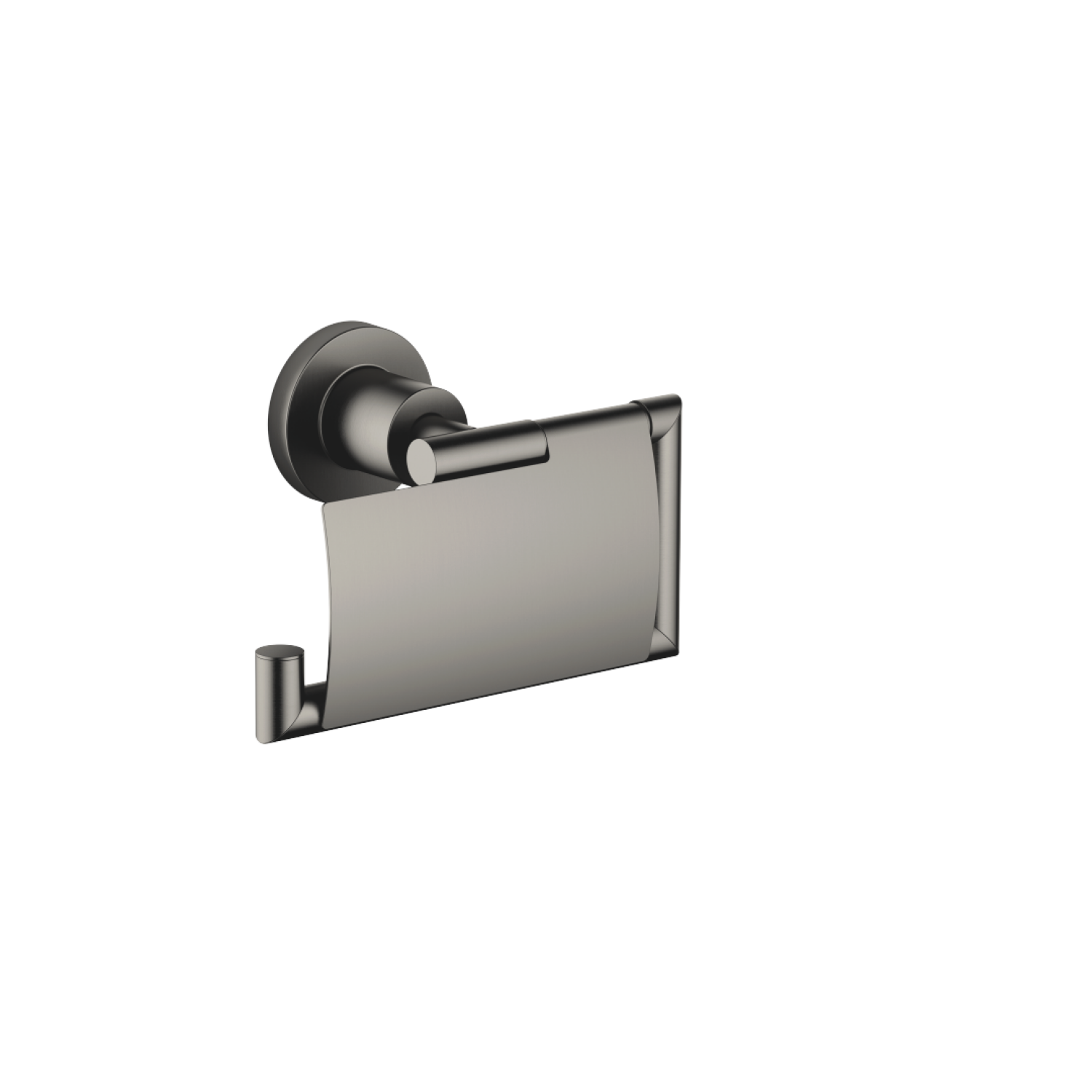 DO Papierrollenhalter mit Deckel TARA 83510892 Dark Platinum gebürstet