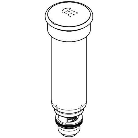 GROHE Umstellknopf 46485 für Wanneneinlauf 3-Loch-Wannenkombin. chrom