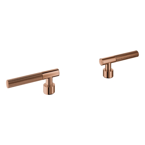 GROHE Hebelgriffe Atrio Private C. 48646 Rändelstruktur warm sunset