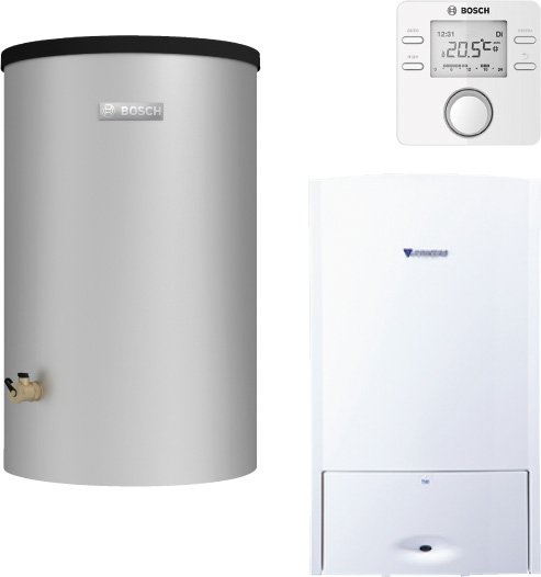 BOSCH Heizwert-Basic-Paket JUPA ZSRKE01 ZSR 5/10-7 KE 23, CR120, W 120-5 O 1 A