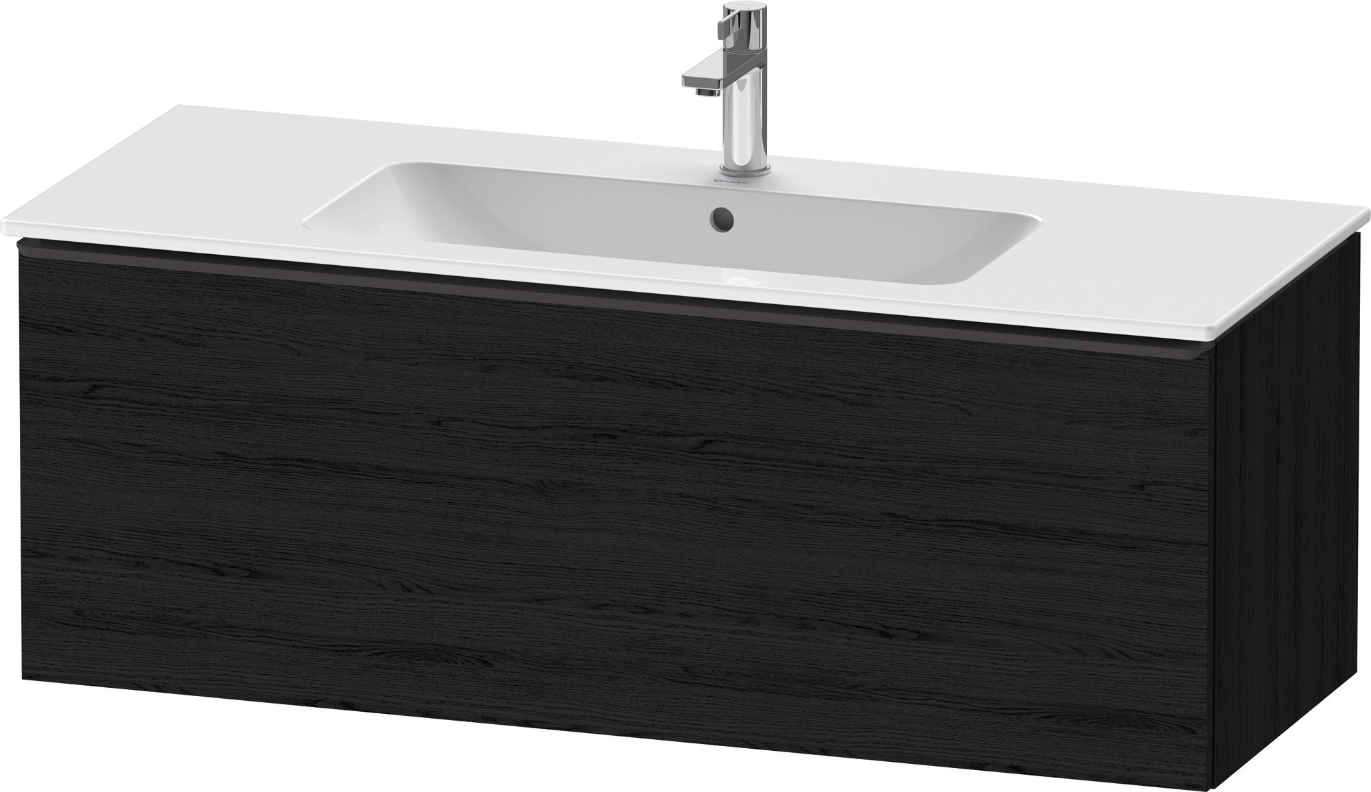 Duravit D-Neo WTU,Wdh,Ausz:1,Gr:Diamant Schw. 1210x462x440mm,Eiche Schwarz Matt,Dekor