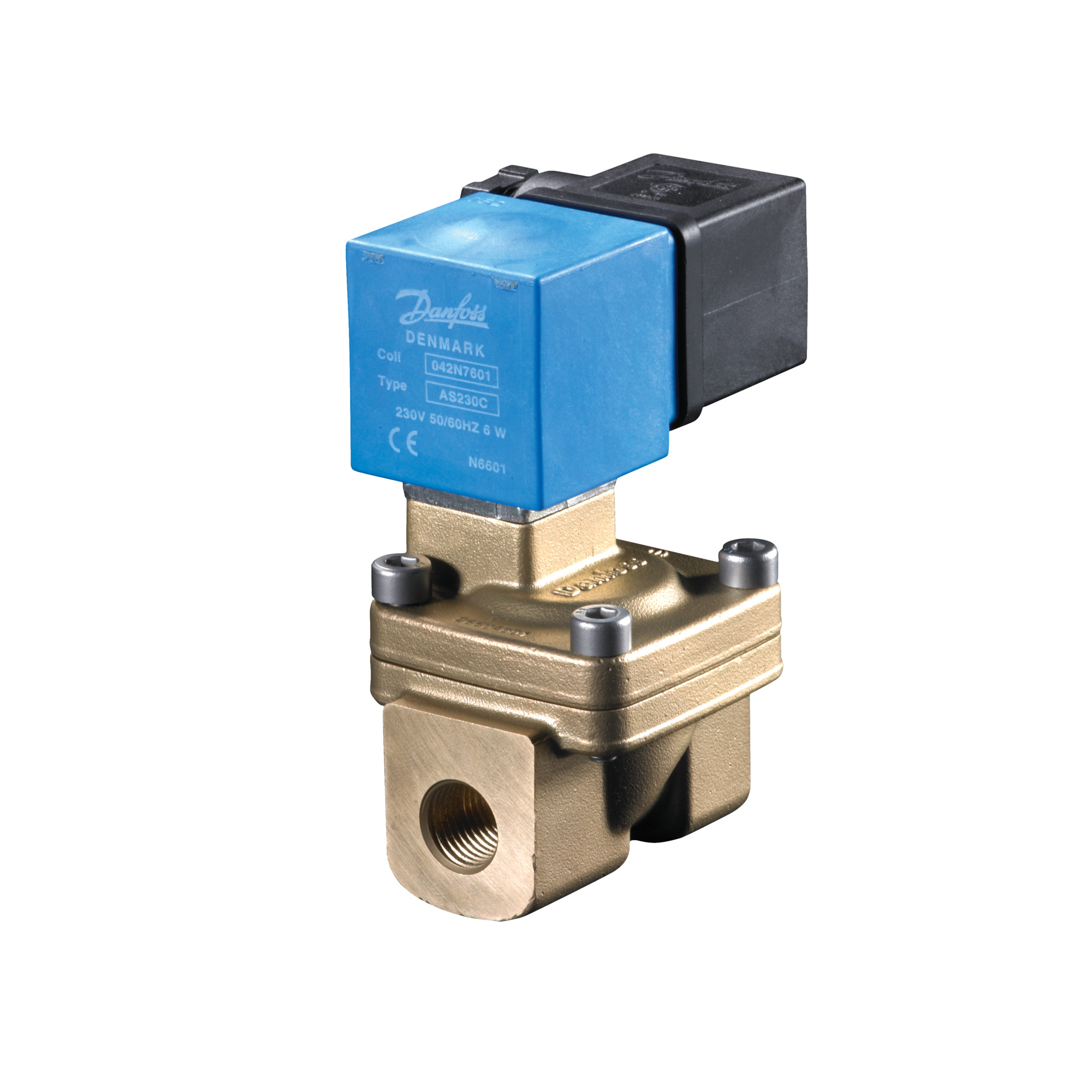 Danfoss Magnetspule, AS230CS DIN Steckzungen, 230 VAC, Multi-Pack