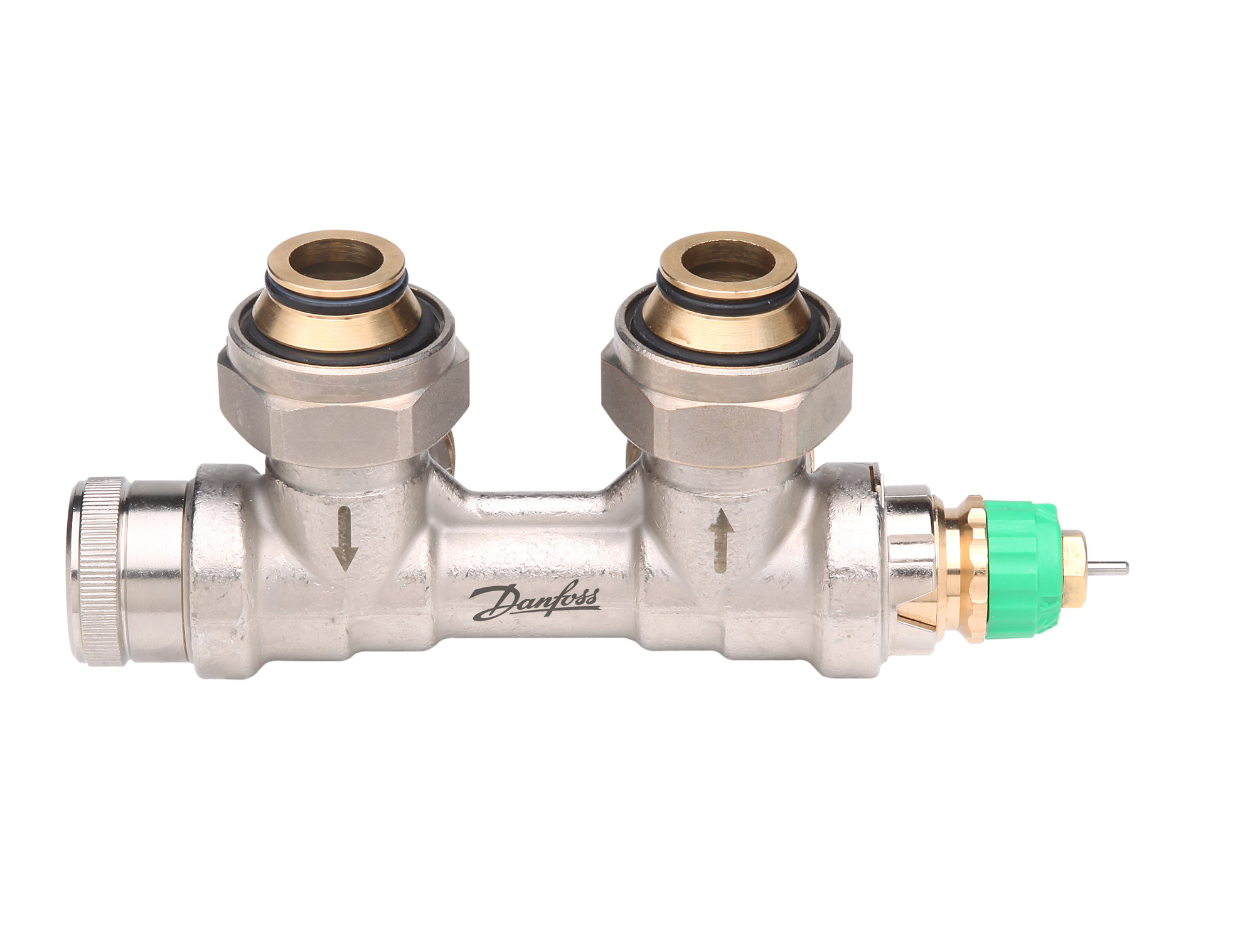 Danfoss dyn. VHS-DV Fühler rechts Eck, Ventileinsatz im VL für HK mit 3/4"
