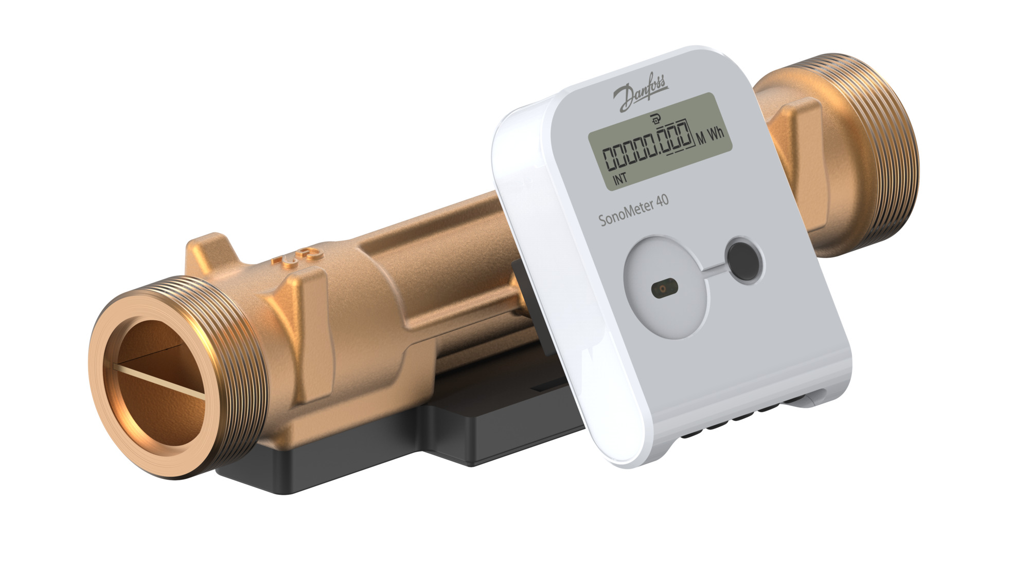 Danfoss Wärmezähler SonoMeter 40 QP10 DN40 RL PN25 Batt OMS Pu IP65 kWh