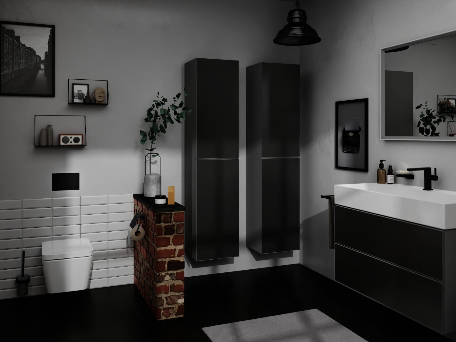 Hansgrohe WTM 110 Tecturis E Fine CoolStart ohne Ablaufgarnitur MSW