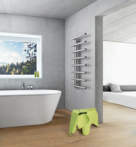 Zehnder Design-HK Chime CHZ-100-50 1000x81x500 Edelstahl