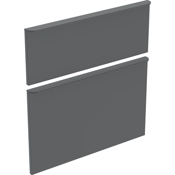 Geberit Schubladenfront (2 St.) inkl. Griffe lava, zu SmyleS WTU