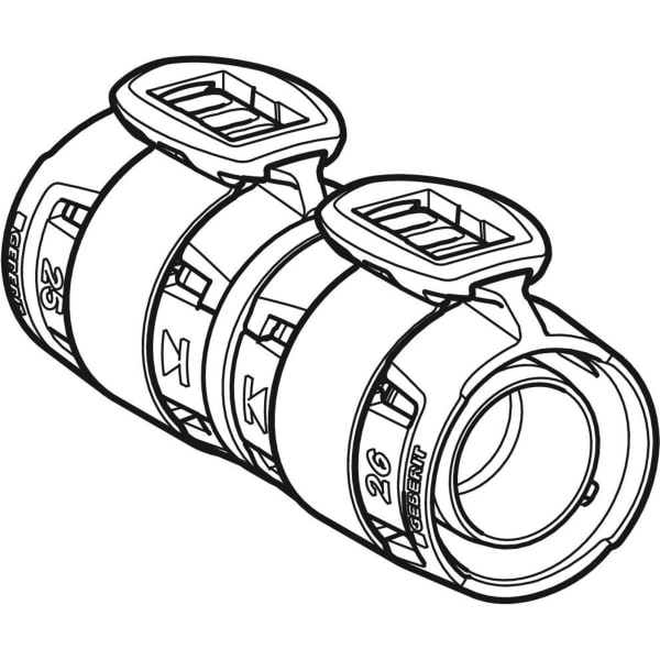 Geberit FlowFit Übergang auf Mepla SiBr d20-d20