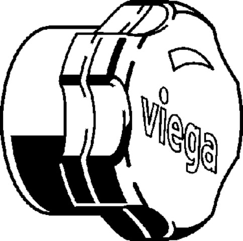 Viega Handrad Easytop 2234.22 in 30mm Kunststoff