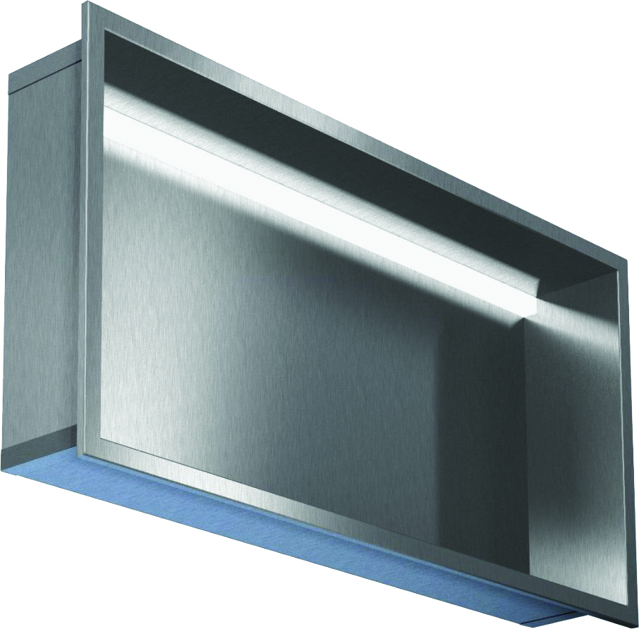 AS UP Ablage mit LED-Beleuchtung NASS 60 x 30 x 10 cm AS UP Ablage mit LED-Beleuchtung NASS 60 x 30 x 10 cm