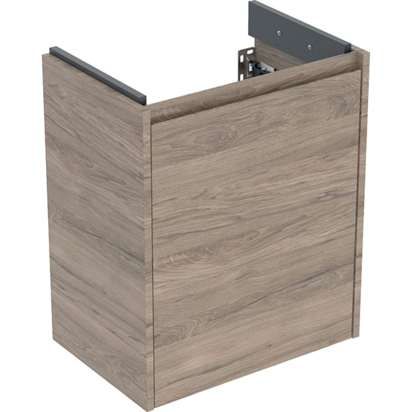 Geberit Renova Compact US für WT, mit 1 Tür 50x60,5x33,7cm, Nussbaum hickory