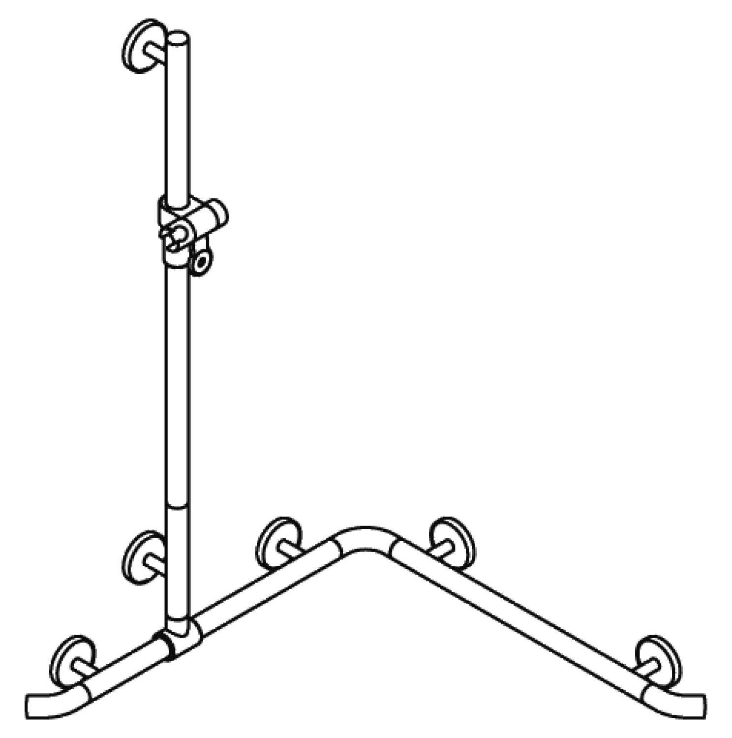 HEWI DUHA m.Br.H.St., AM1:1100 W1/2:762, Br.H. in 92, Kst., chromoptisch besch.