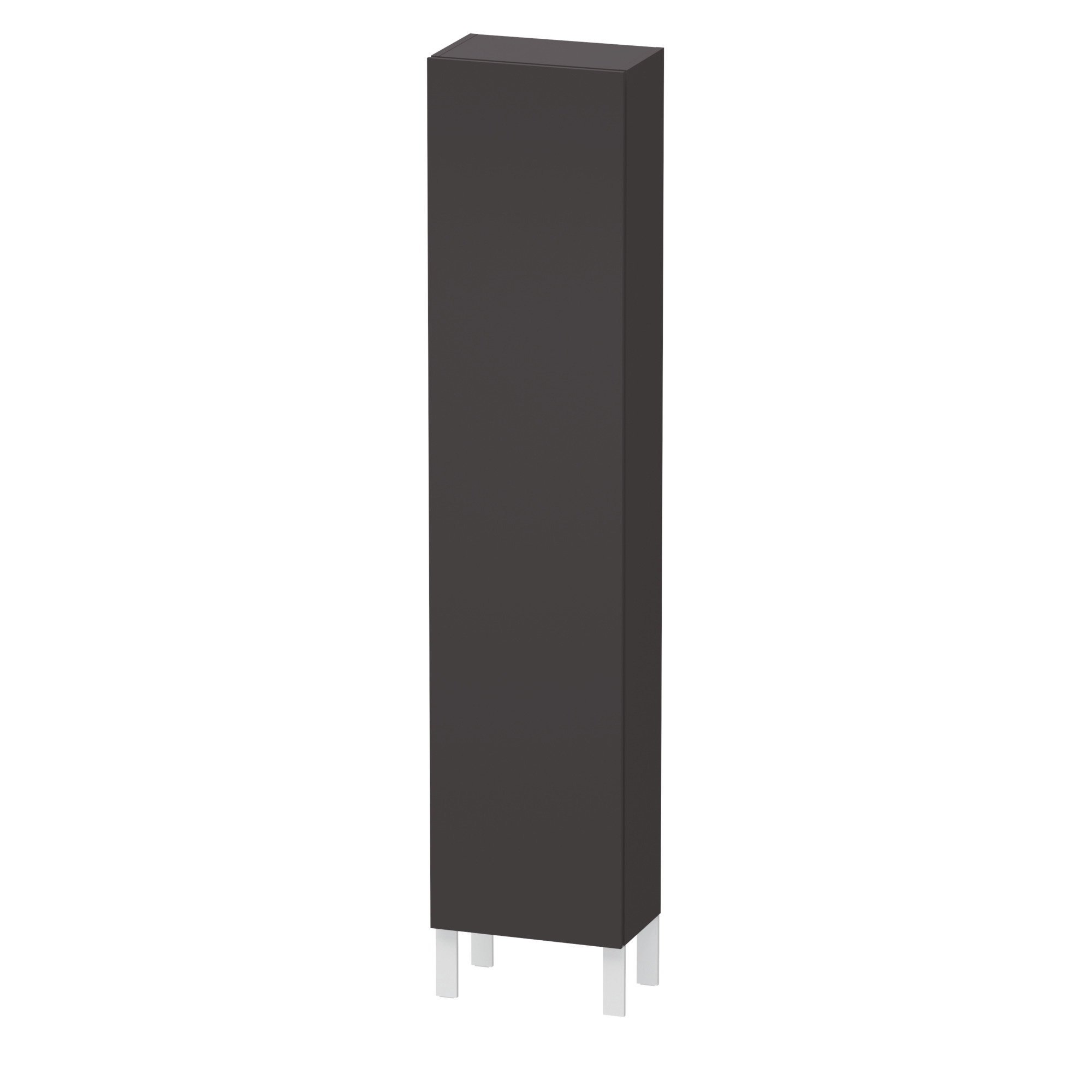 Duravit Hochschrank L-Cube 243x400x1760mm 1 Tür, TA re., graphit supermatt