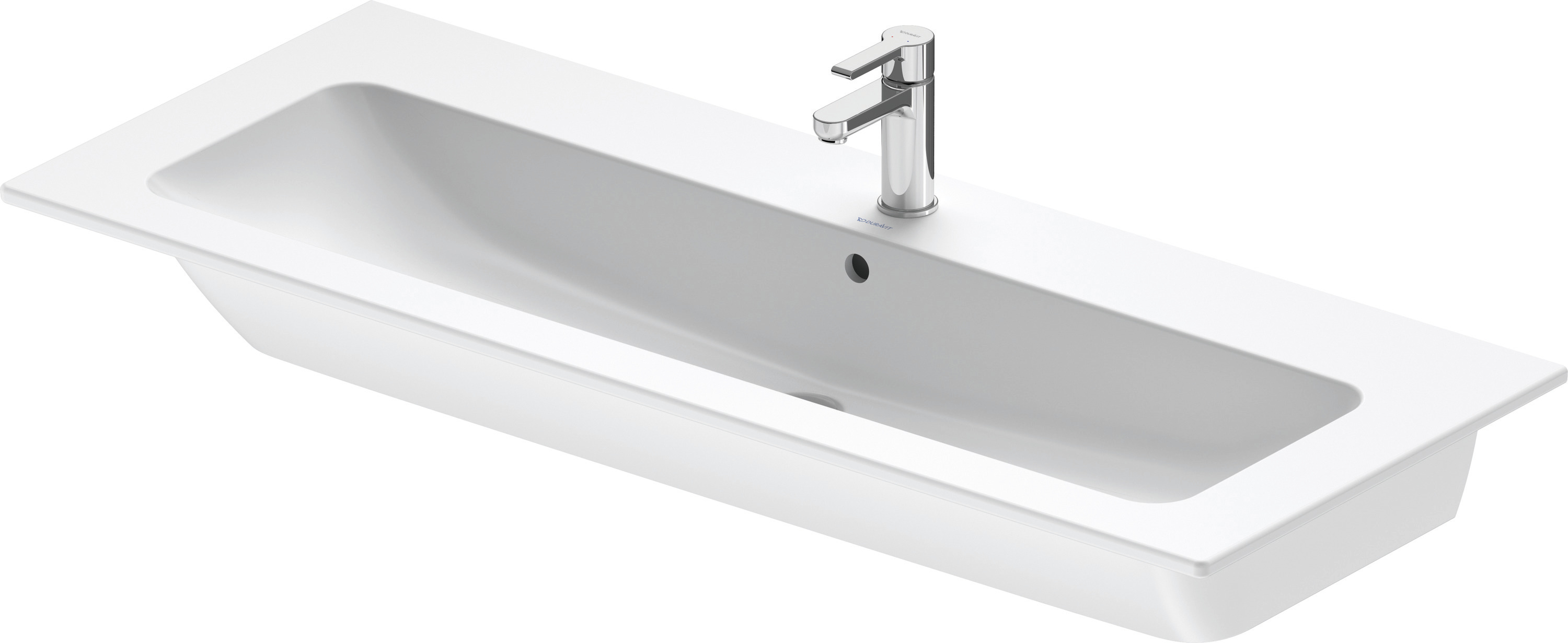 Duravit Möbel-WT ME by Starck 1230mm m.ÜL, m.HLB, 1HL mitte,weißseidenmatt