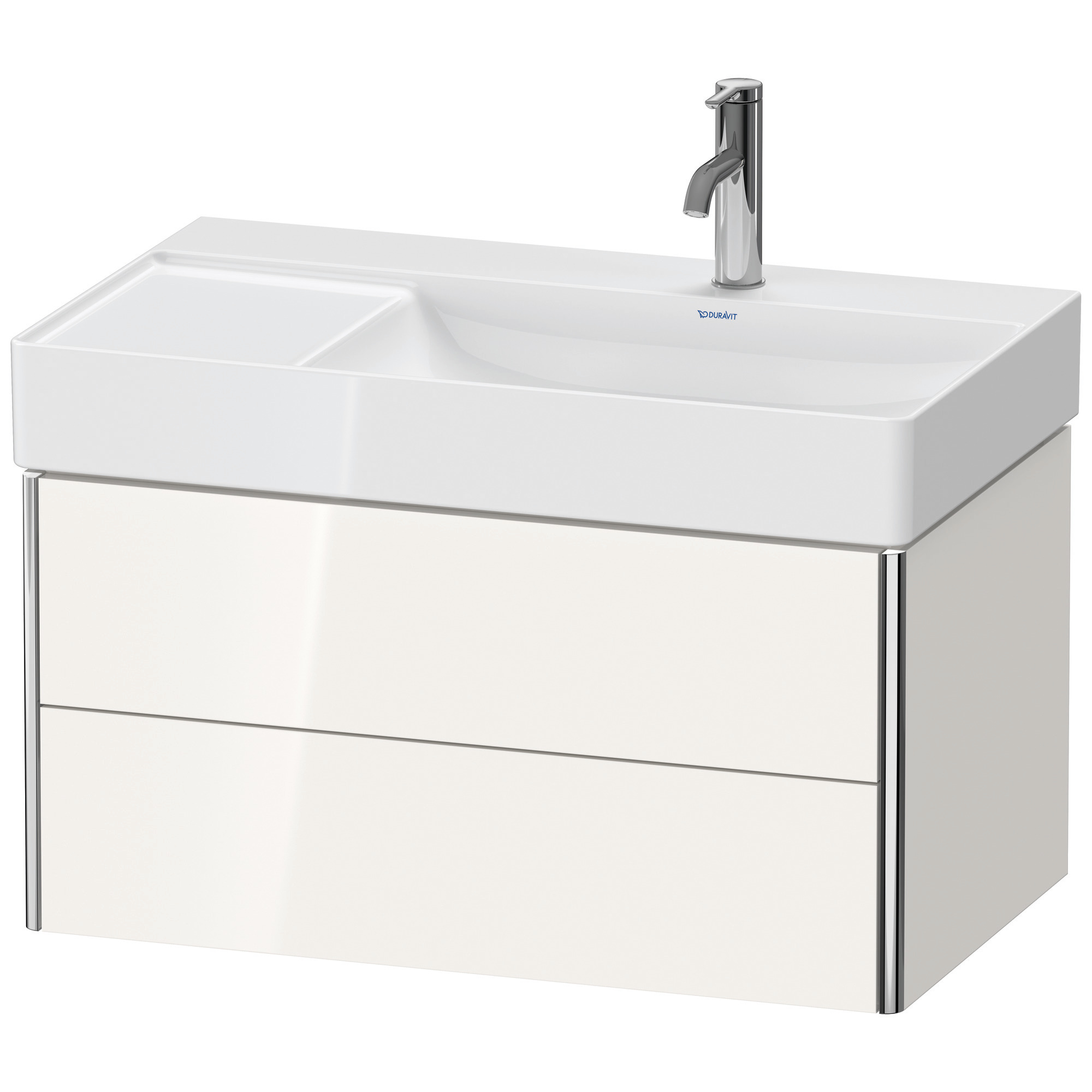 Duravit WTU XSquare wandhängend,397x784x460mm 2Schubkästen,weiß hgl