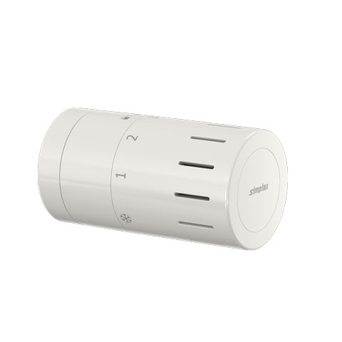 Flamco Design-Thermostatkopf TC-D1 weiß M30 x 1,5 mit Nullstellung