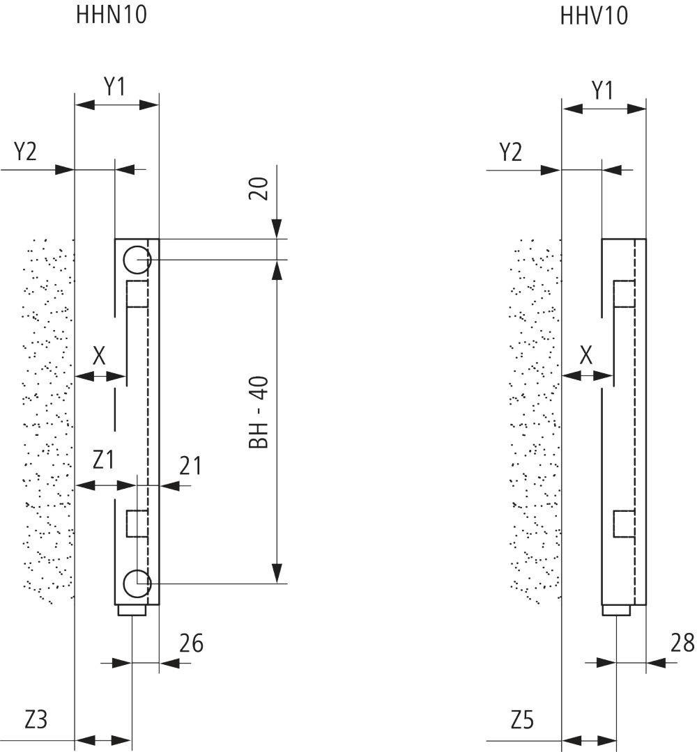 Kermi Heizwand HHN Typ10 BH910x43x2000mm QN1832, RAL9016, 6bar, o. Abd, ANB12