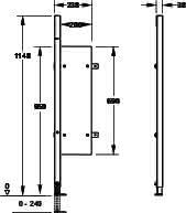 nextVIT Stütz-/Stützklappgriff-Element