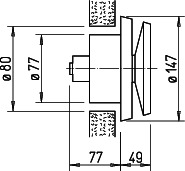 Helios ZTV 80 Zuluft-Thermostatventil
