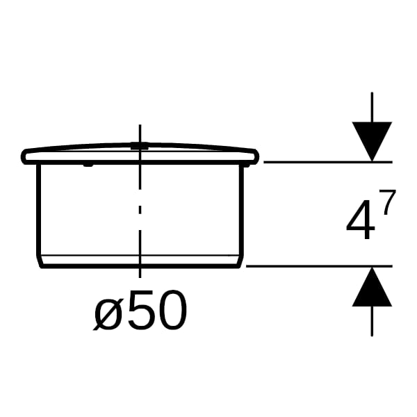 Geberit Silent-PP Muffenstopfen d50