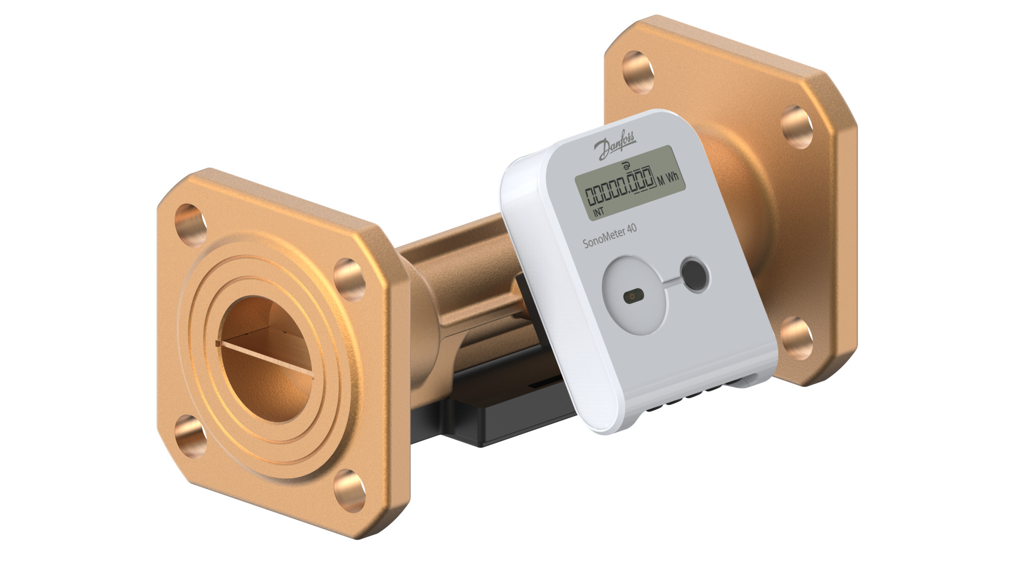 Danfoss Wärme-/Kältezähler SonoMeter 40 QP15 DN50 R PN25 24V BACnet Pu IP65 kWh