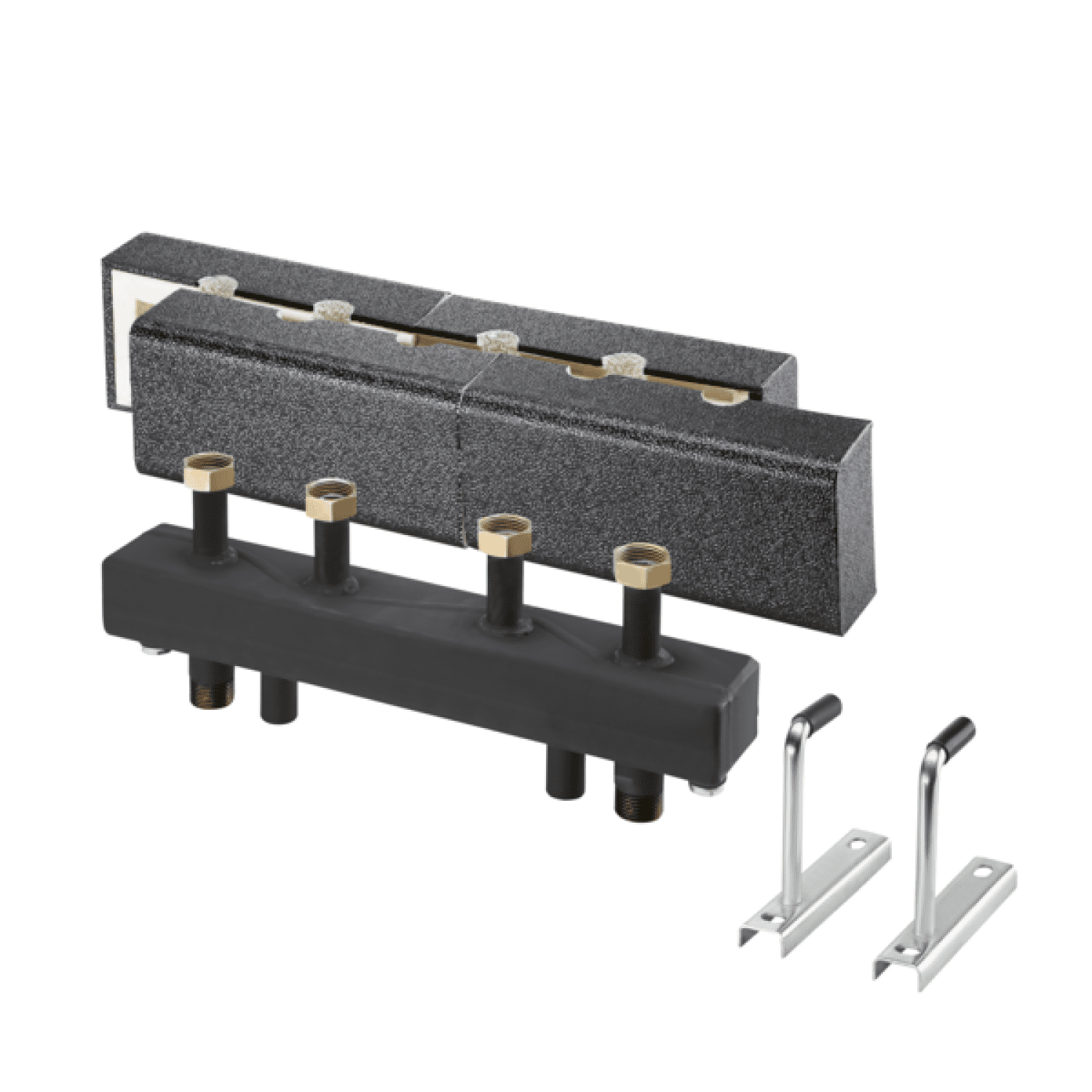 OVENTROP-Hydraulische Weiche HydroFixx DN 20, für 2 Heizkreise, Stahl