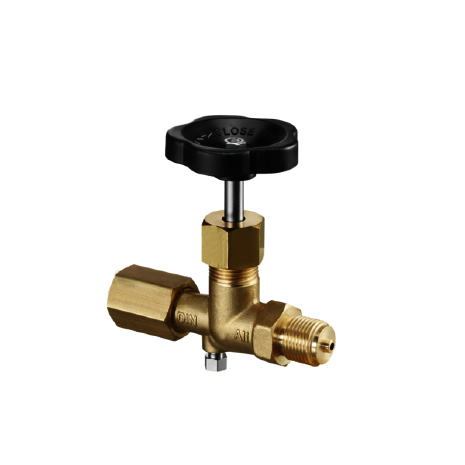 OVENTROP-Manometerabsperrventil 1/2"AG, PN400, Stahl/Niro OVENTROP-Manometerabsperrventil 1/2"AG, PN400, Stahl/Niro