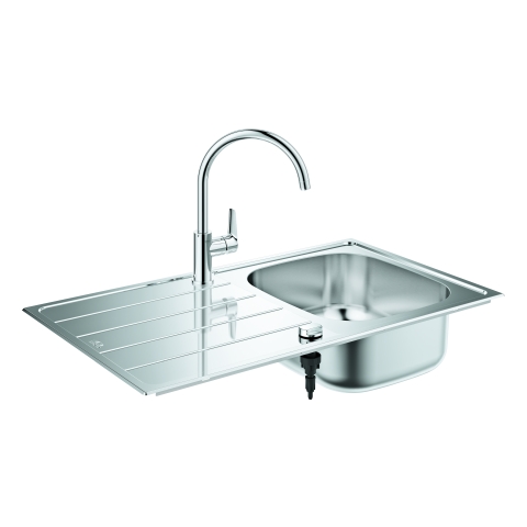 GROHE Spülen-Bundle K200 31562_1 mit Edelstahlspüle/BauEdge SPT-Batt. chrom