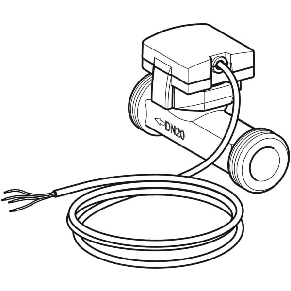 Geberit Temp- und Volumenstromsensor für GEBUS, Rg G1