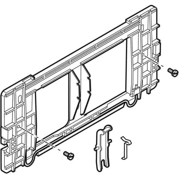 Geberit Highline Befestigungsrahmen für Betätigungsplatte