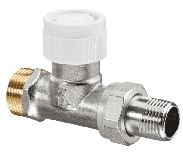 OVENTROP-Thermostatventil "AV 9" DN15, 3/4" x 1/2", PN 10, Durchgang