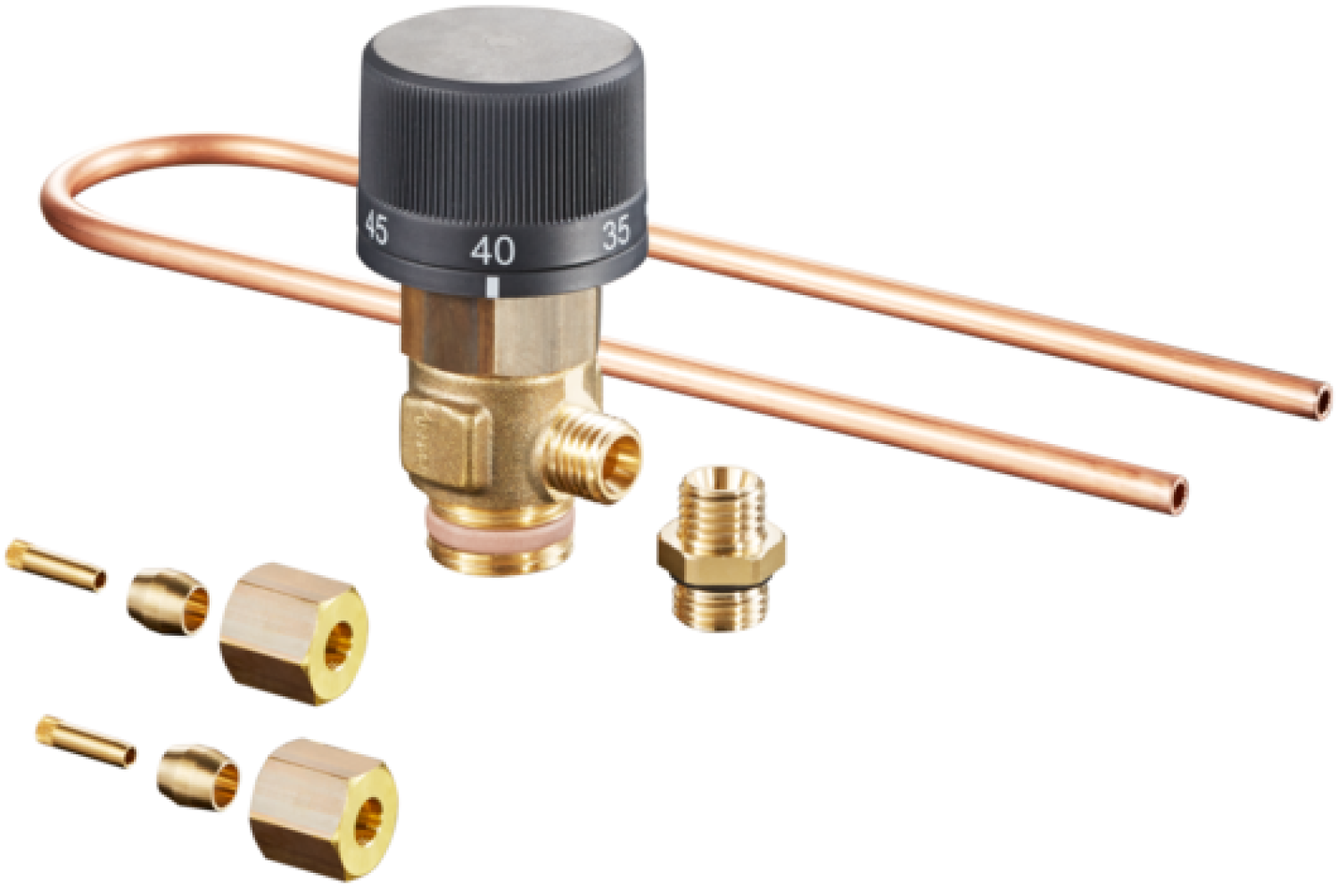 OVENTROP-Temperaturvorhalteregelset für Regudis W-HTO Duo, montagefertig