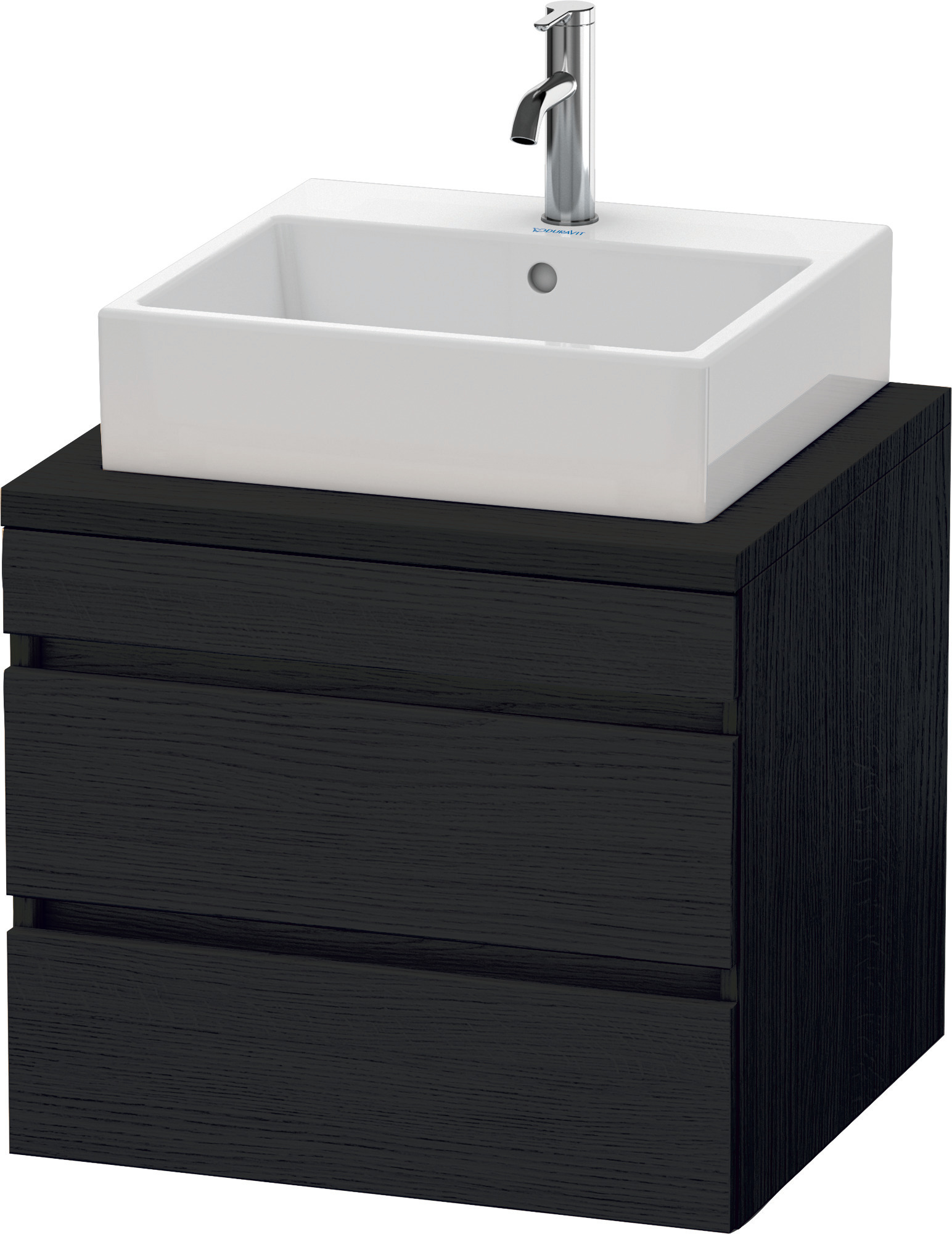 Duravit WTU DuraStyle f. Konsole 512x600x548 2SchKa, Eiche Schwarz