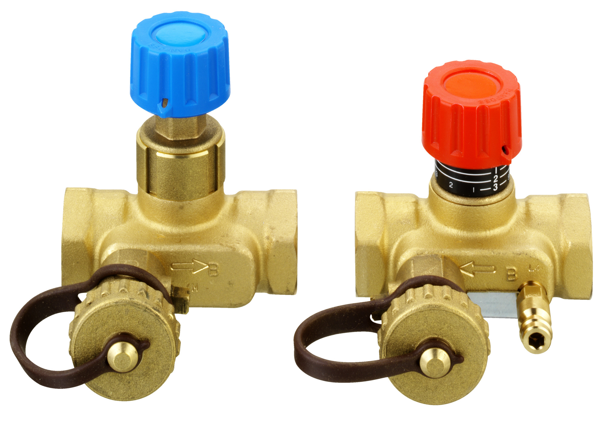 Danfoss Absperr-/Regulierventil USV-Set USV-Set 15 (1 USV-I, 1 USV-M), Rp 1/2