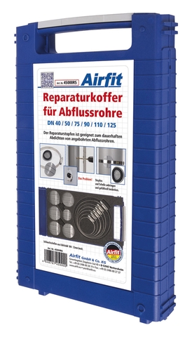 airfit Reparaturkoffer für angebohrte Abwasserrohre