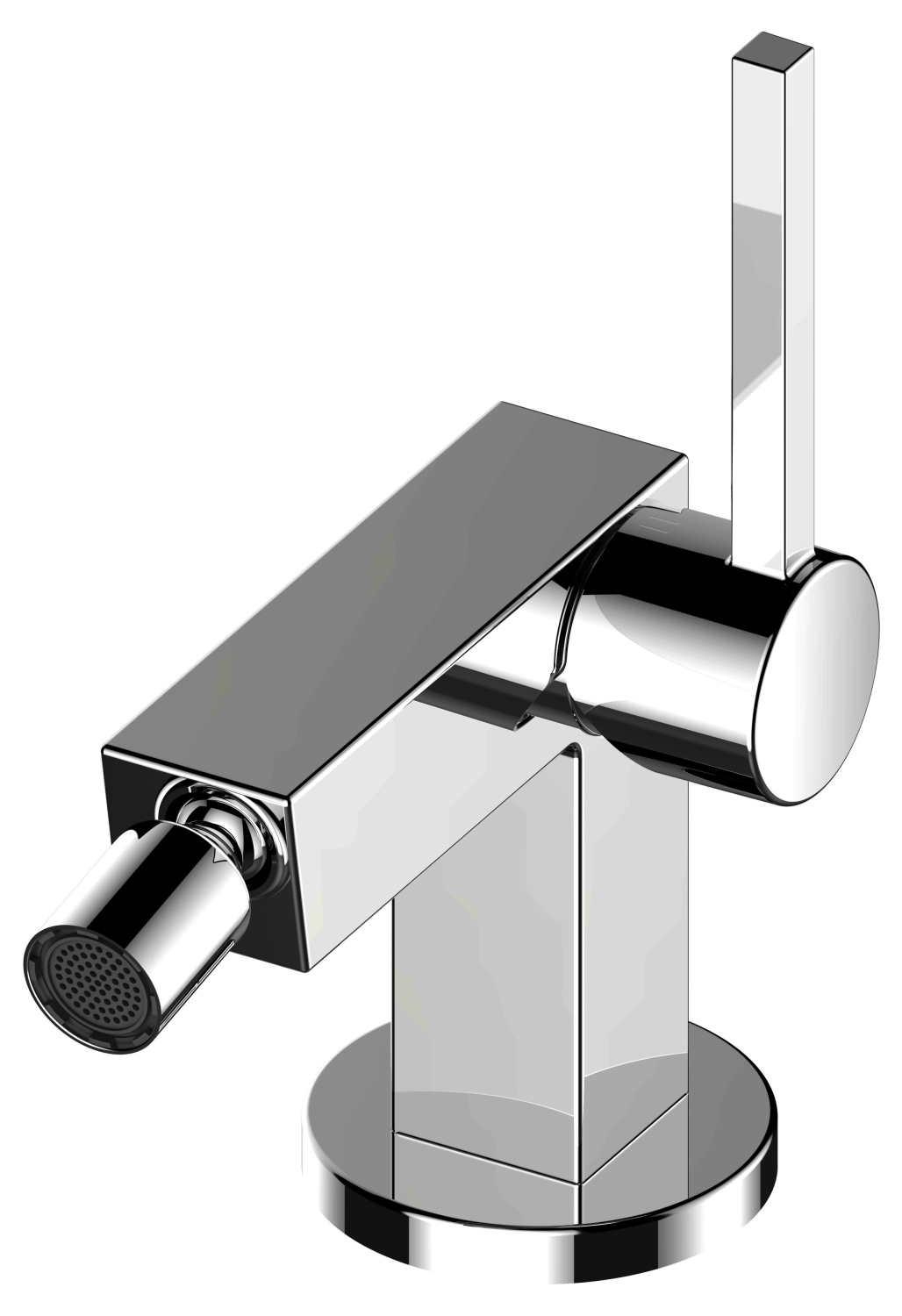 KEUCO EHM-Bidetmischer Edition 90 59009, mit Ablaufgarnitur, verchromt