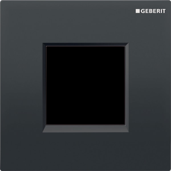 Geberit Typ 20 Abdeckplatte, eckig für UR-Strg. IR, schwarz