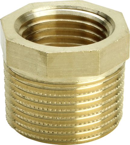 Viega Reduzierstück 3241 mit Mehrkant in R3/8 x Rp1/4 Rotguss