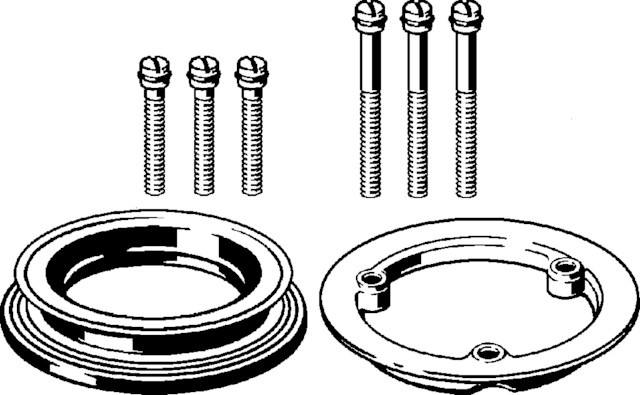 Viega Montageset 6142.91 aus Edelstahl