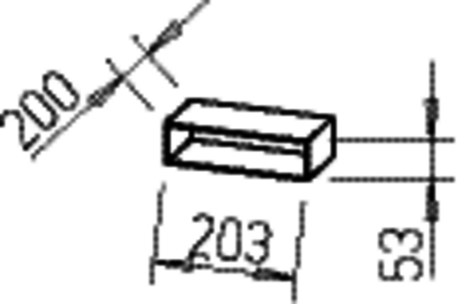 Helios FK-V 200 Flachkanal Verbinder 200x50 mm Stahlblech verzinkt