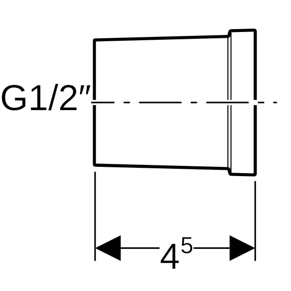Geberit Bauschutz zu Anschlussdose 90Gr