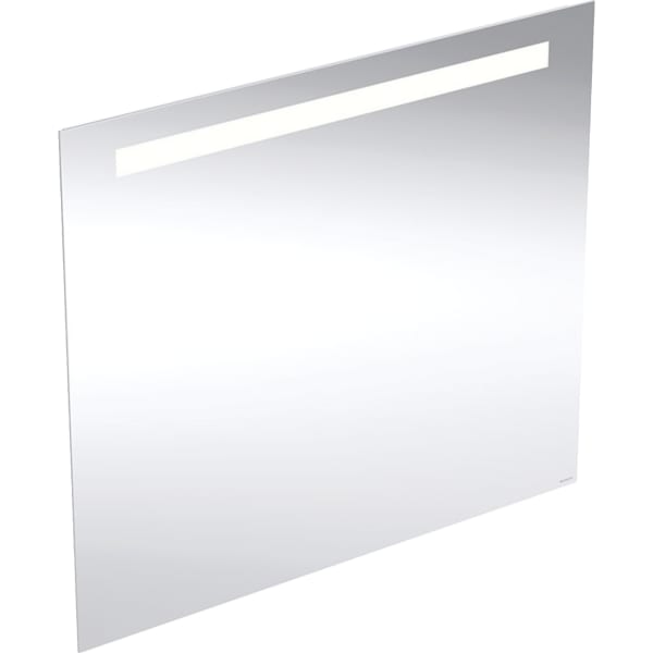Geberit Option Basic Lichtspiegel, eckig Beleuchtung oben, 80x70x3cm, alu. elox